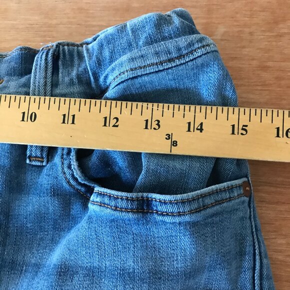 Madewell Pull On Jeans Women 29 Blue High Rise Relax Tapered Stretch Medium Wash - Picture 10 of 13